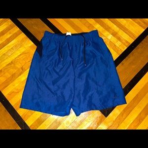 Vintage Nike Swim Trunks w/embroidered swoosh🔵⚫️ Size Medium Men’s